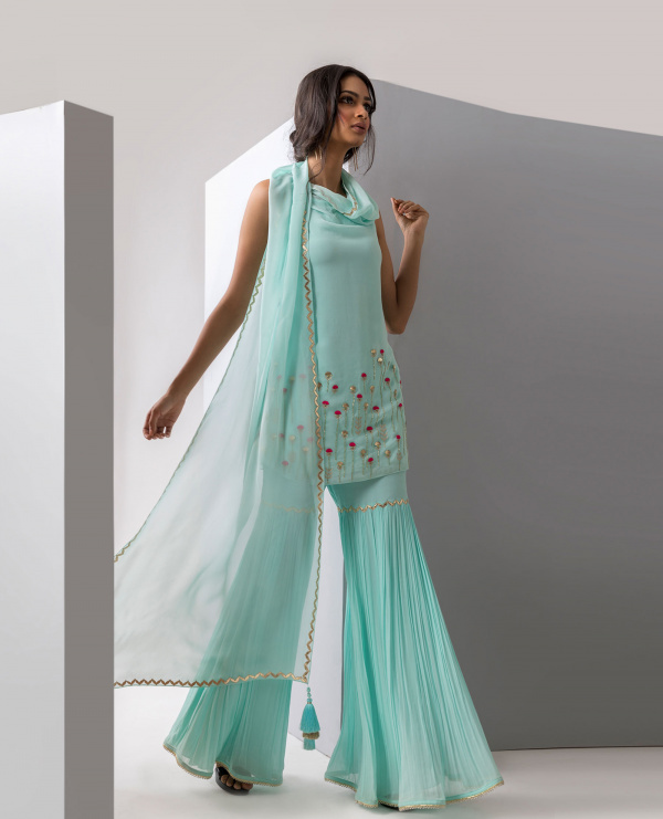 Buy Latest Girls Gharara Pant Suit | Roop Sari – Roop Sari Palace