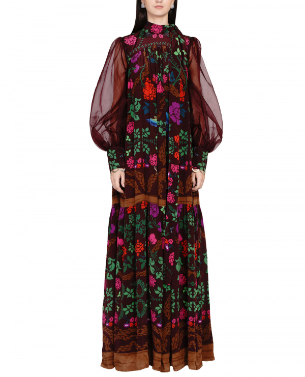 Embroidered Maxi Dress